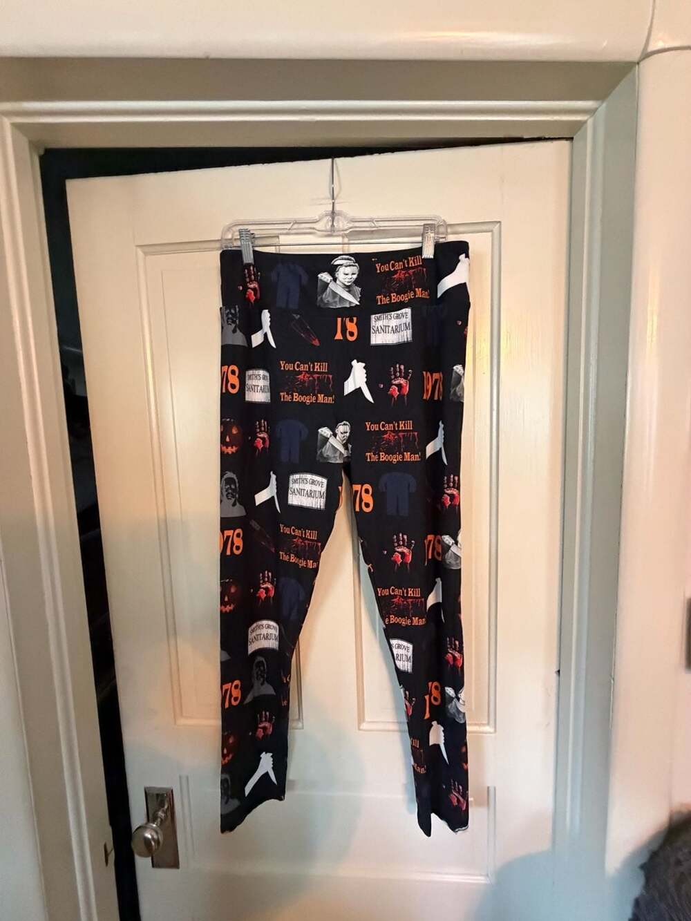 AAL&M Michael Myers Halloween Leggings Tall & Curvy Black 1978 Horror